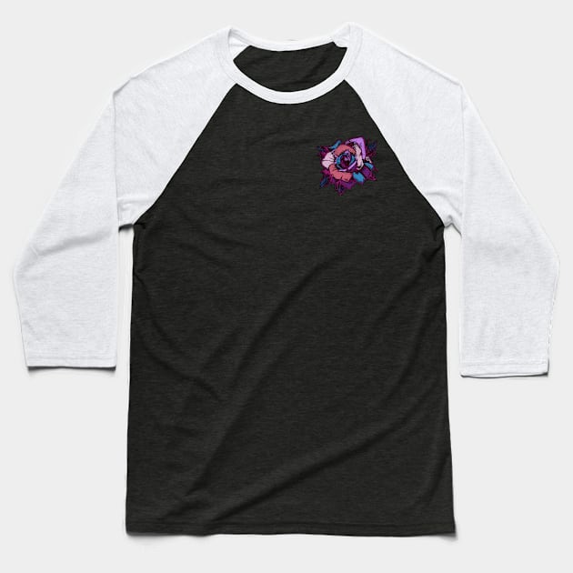 flower Baseball T-Shirt by amenij